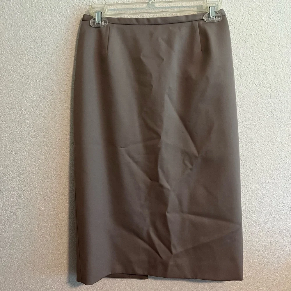 Classiques Entier Khaki Pencil Skirt Size 4
